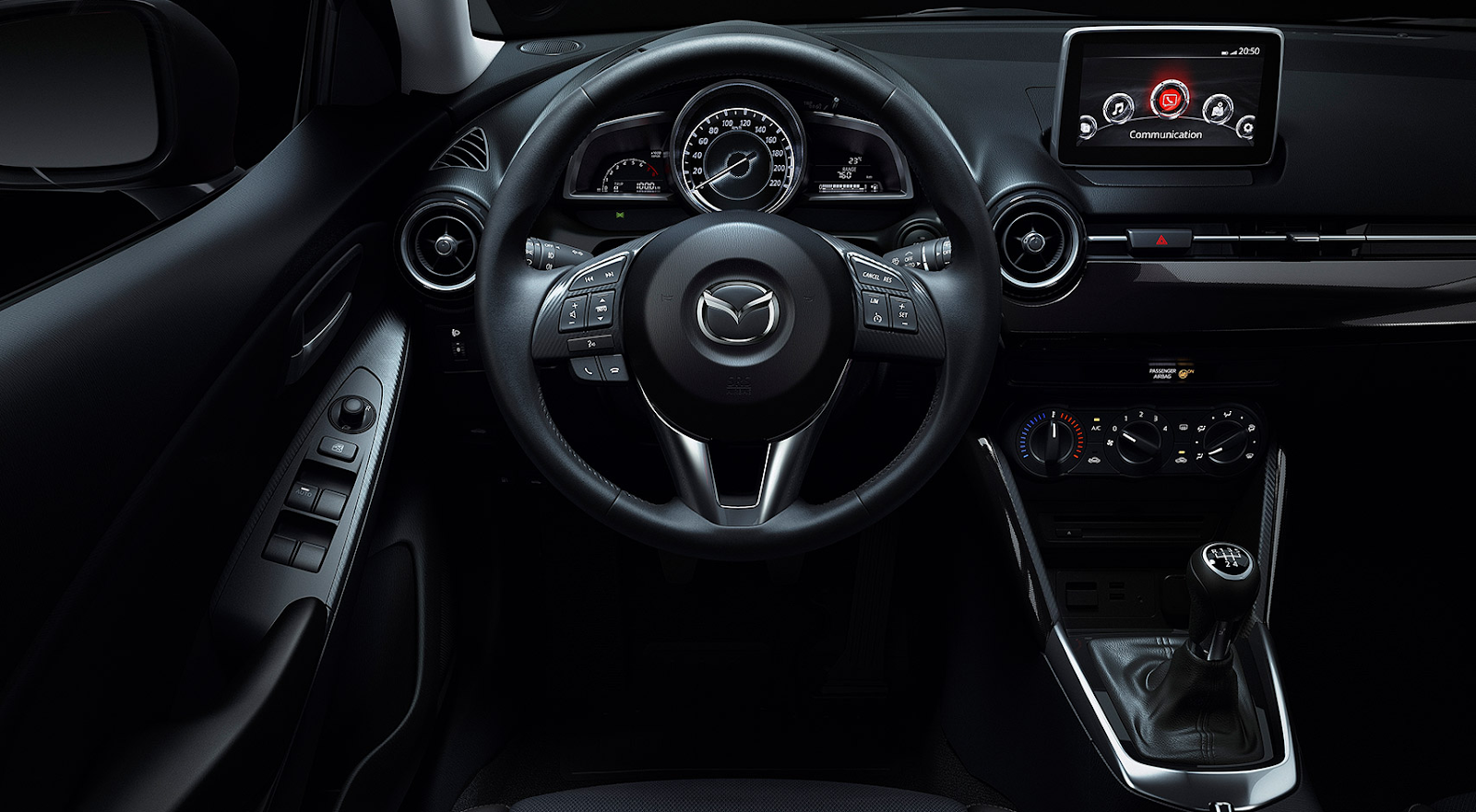 La tecnología Mazda 2 se refleja la seguridad