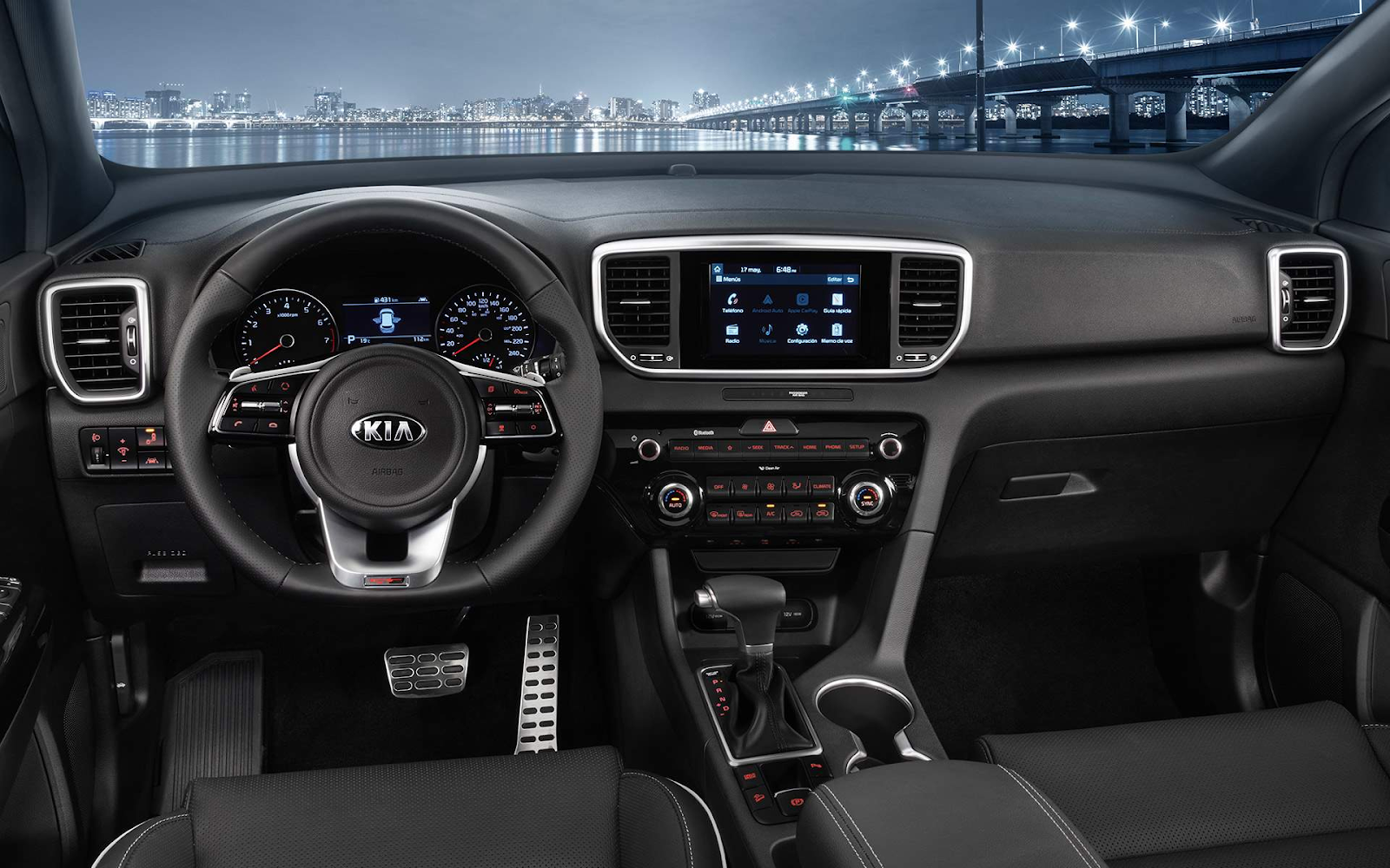 KIA Sportage 2019 SXL vs Chevrolet Trax 2019 Midnight comparativa