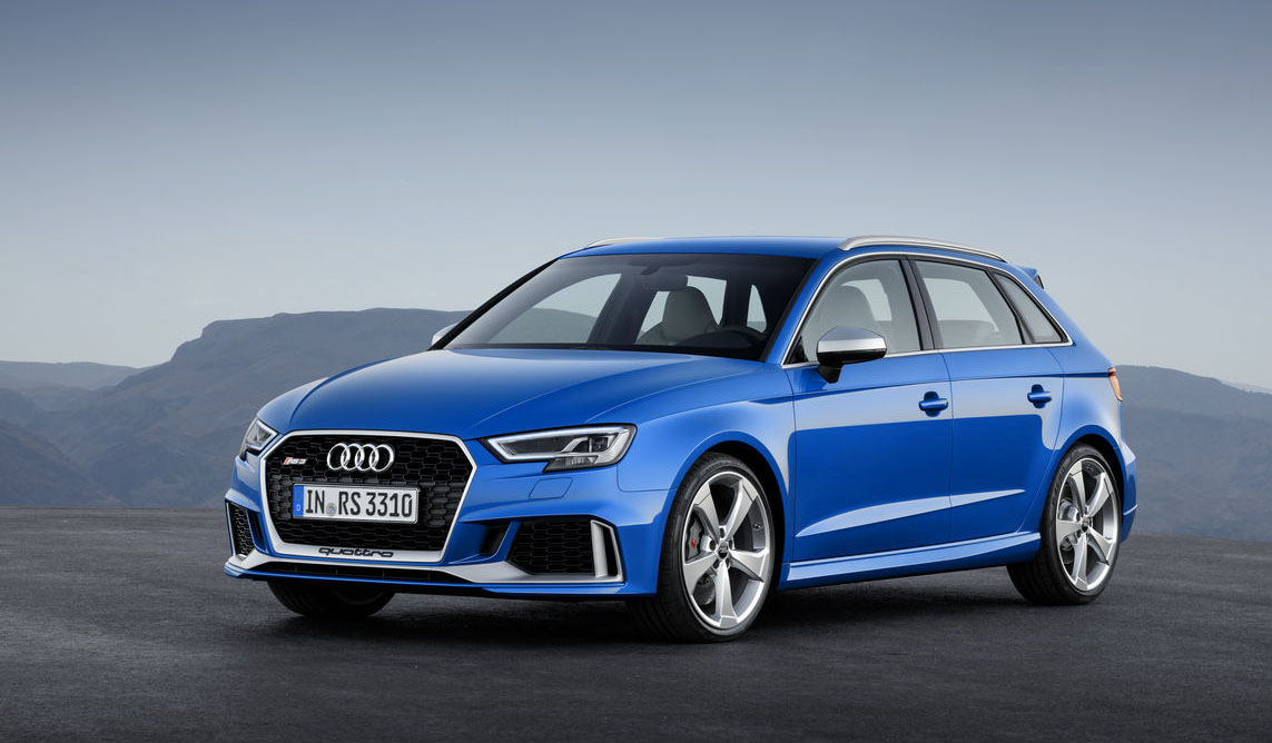 El Audi RS3 Sportback se llevó la lista de los más veloces
