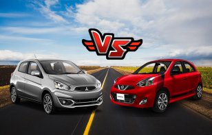 Comparativa: Nissan March 2018 vs. Mitsubishi Mirage 2018