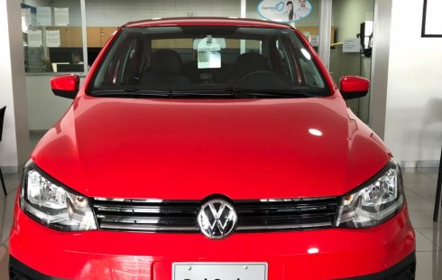Volkswagen Gol Sedán 2018 Rojo *Seguro gratis por 1 año 